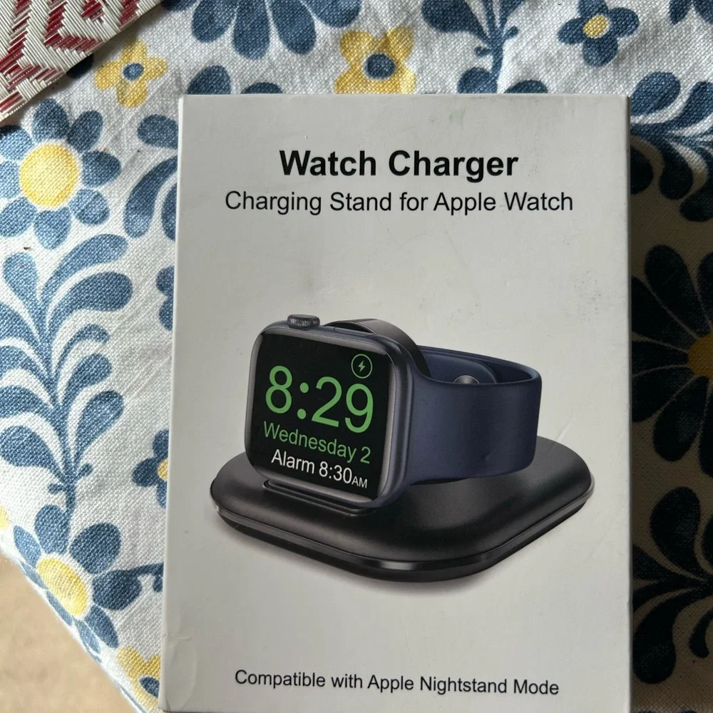 Blue Marble Magnetic Watch Charger Dock for Apple Watch